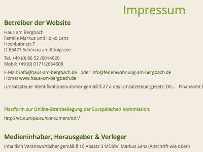Impressum